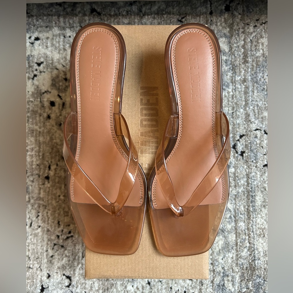 Steve Madden Tan Tracie-J Sandals Size 8
